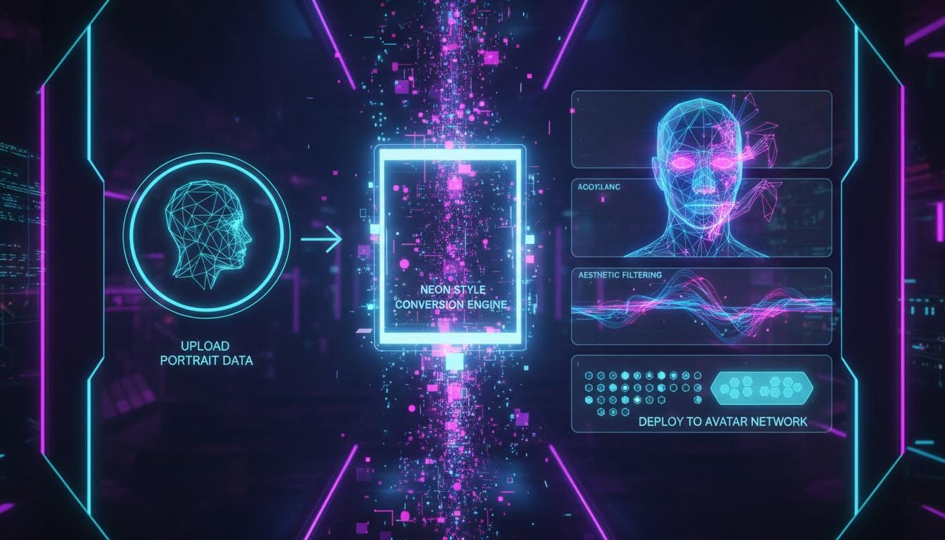 Cyberpunk filter online steps