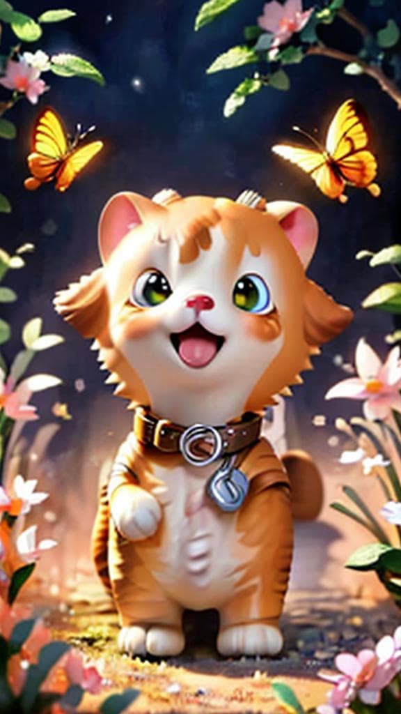 AI Doll Painting Style Dog Photo