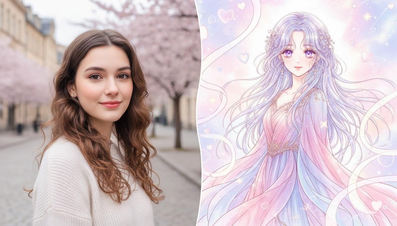 How to Use a Shoujo Anime Filter for Dreamy Romantic Portraits