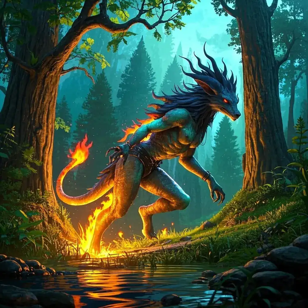 Fantasy Creature AI Painting