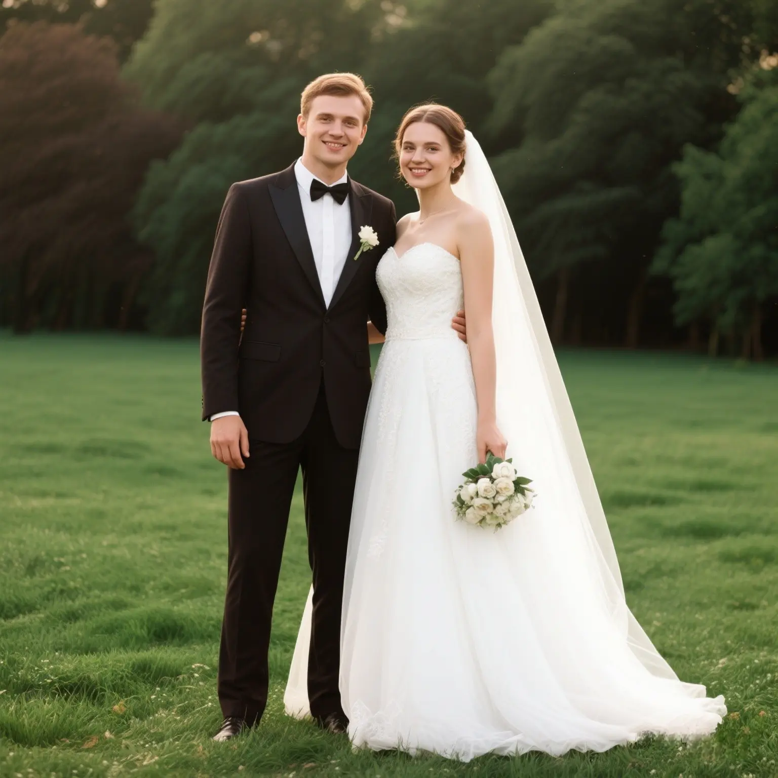 Original Outdoor Wedding Photo