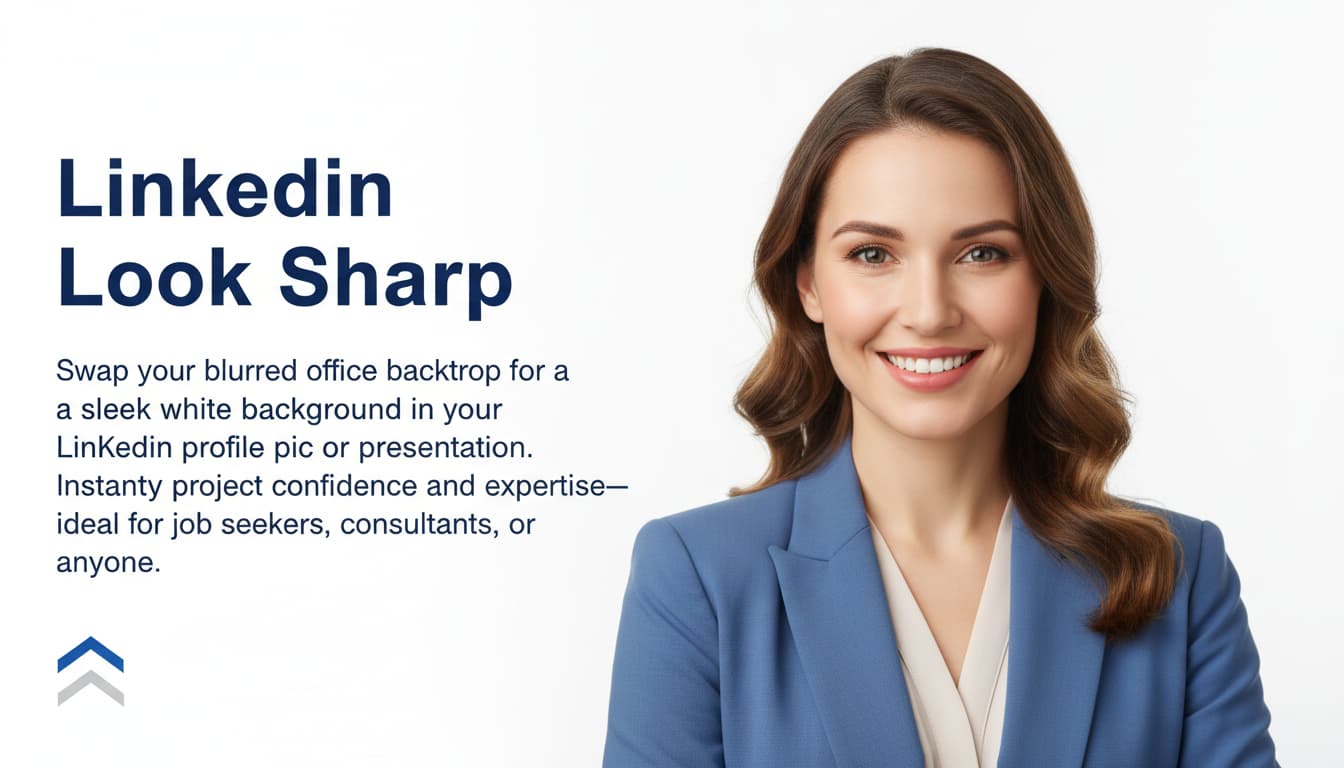 White background examples