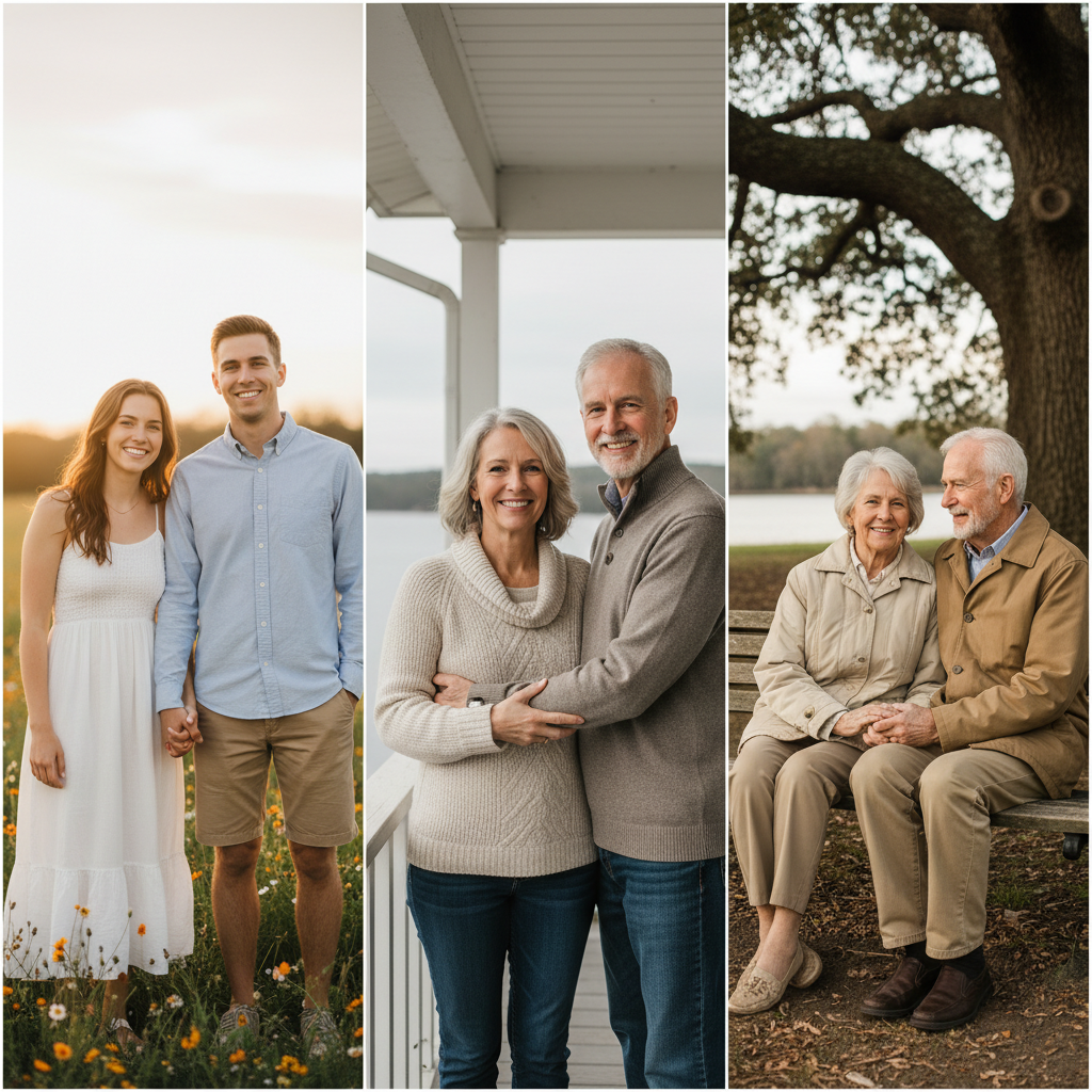 Age together couple photo example