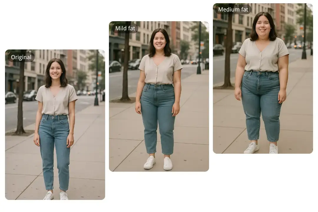 Creative fan edits with fat filter