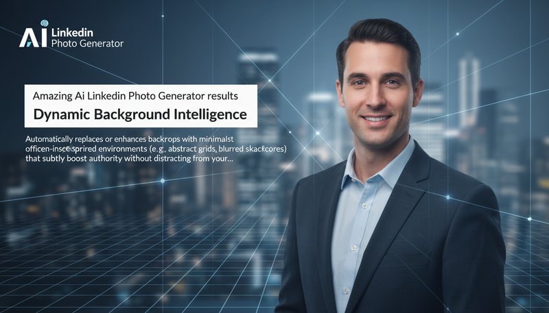 LinkedIn background cleanup example