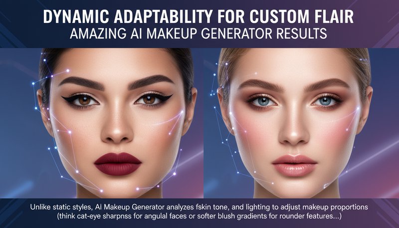 Ai Makeup Generator effect example
