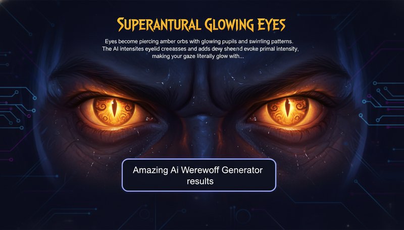 Ai Werewolf Generator effect example