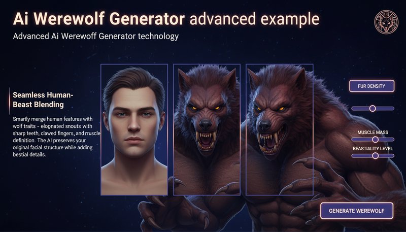 Ai Werewolf Generator advanced example