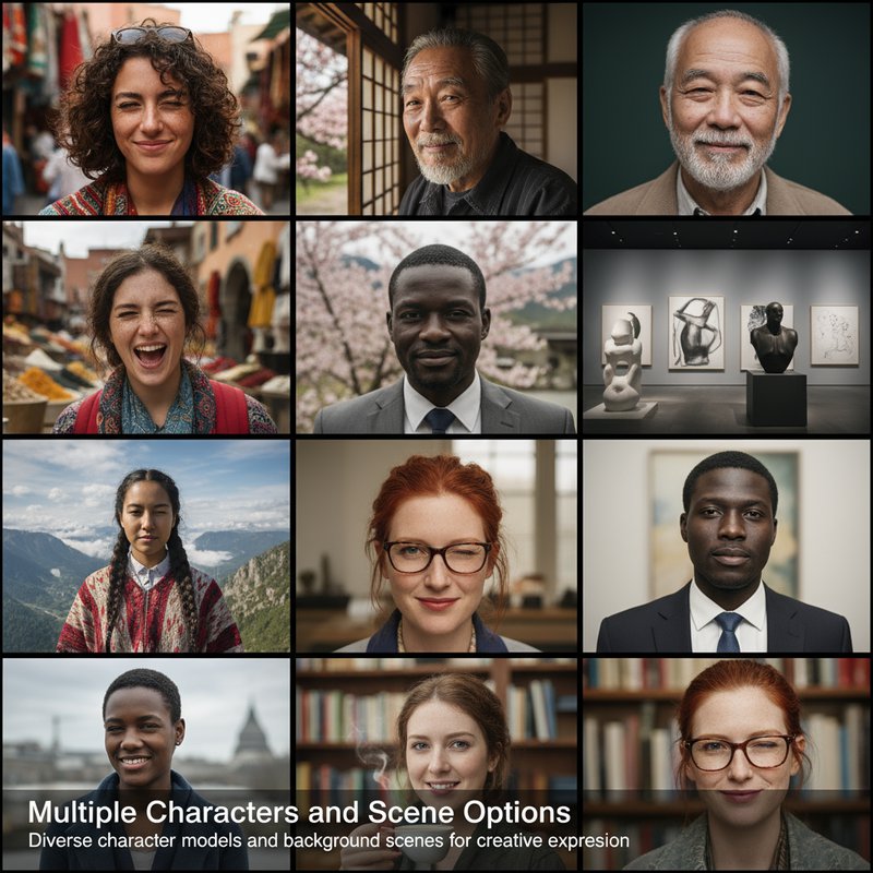 Multiple Characters and Scene Options