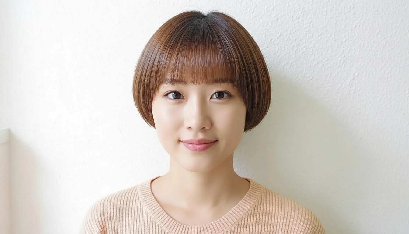 Bowl cut style examples