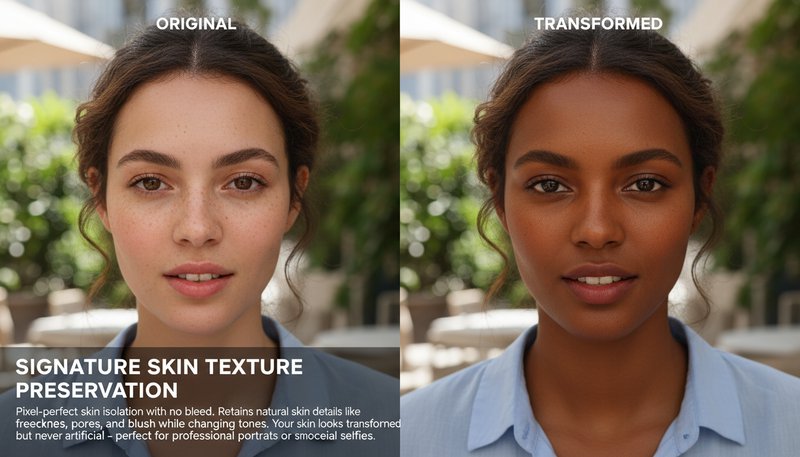 Change Skin Color style example