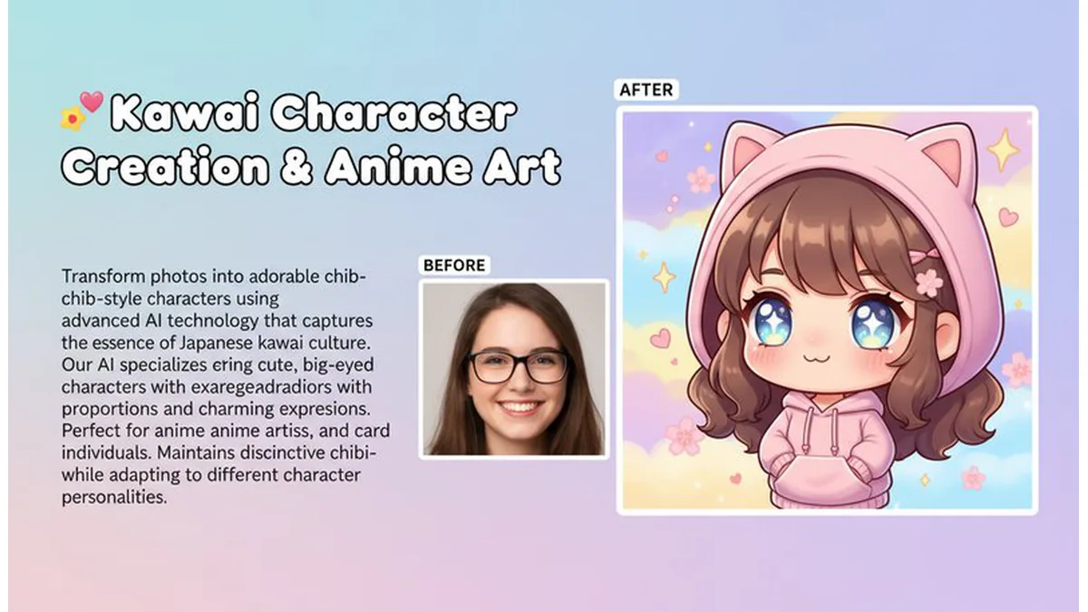 AI chibi art technology preview