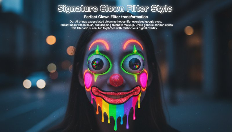 Clown Filter style example