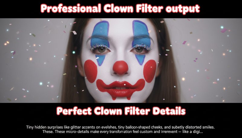 Clown Filter quality example