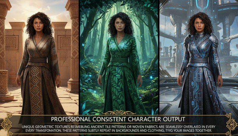 Consistent Character quality example