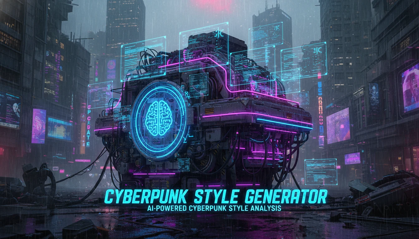 AI-powered cyberpunk style analysis