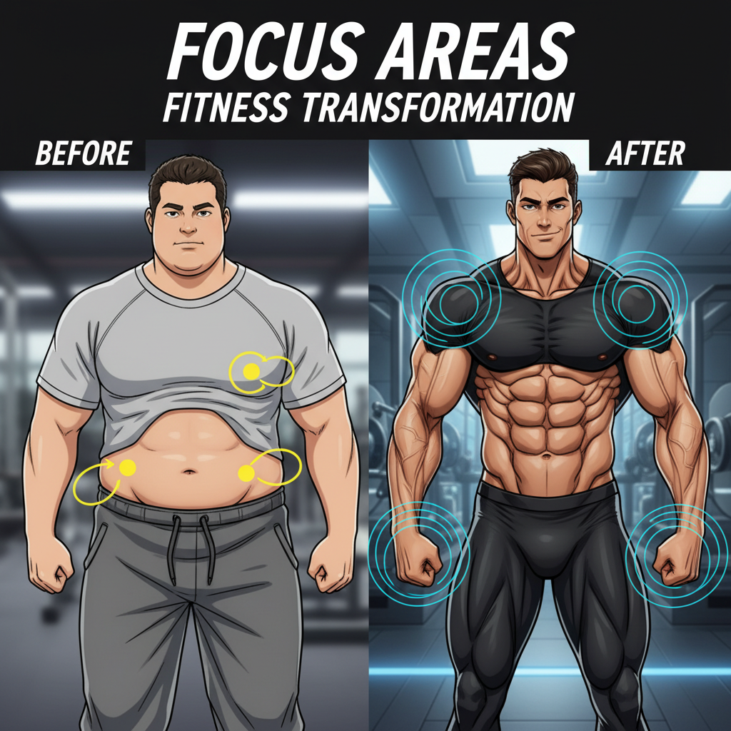Fitness before after advanced example