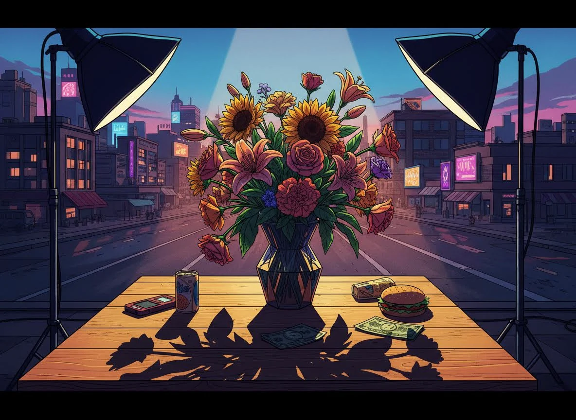 GTA flower art