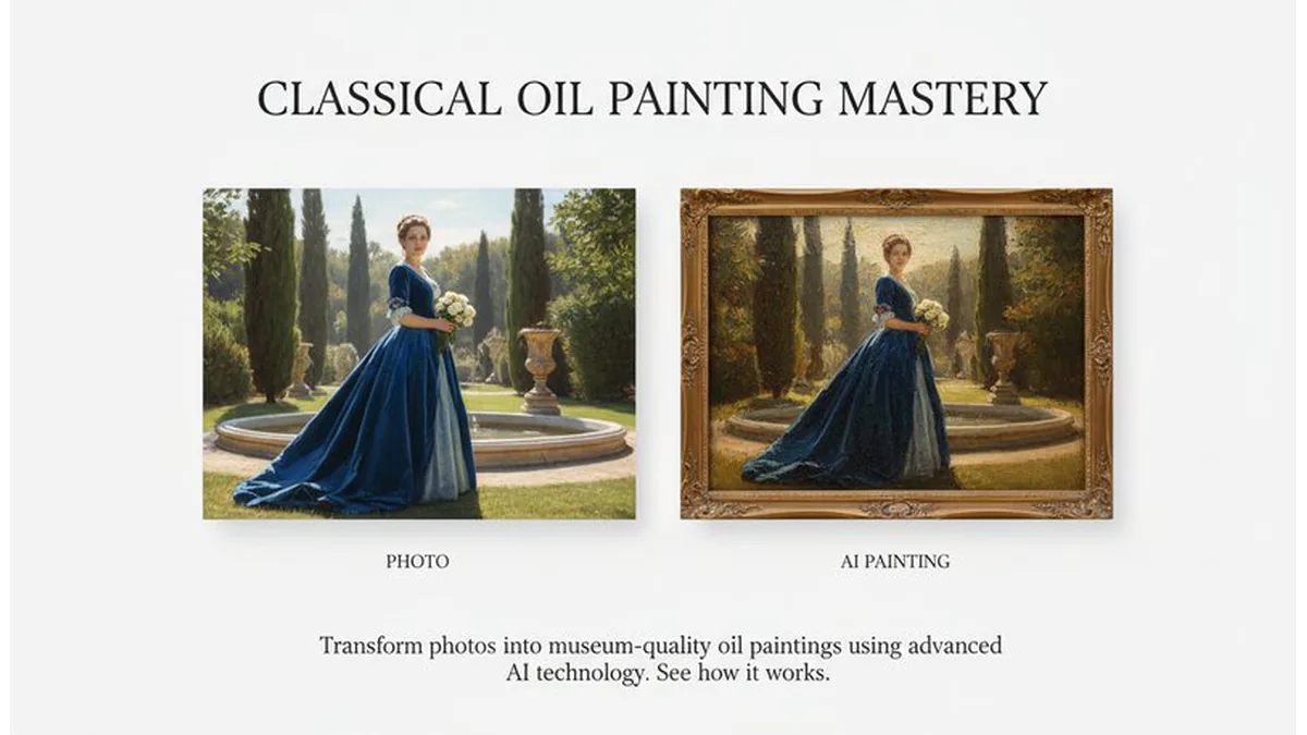 AI oil painting technology preview