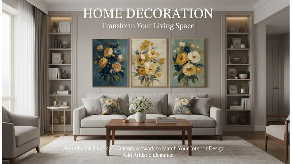 Oil painting home decoration preview