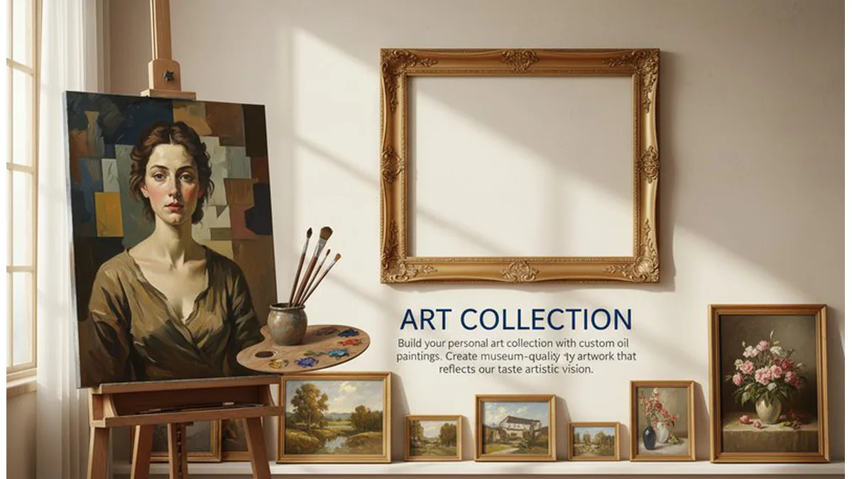 Oil painting art collection preview