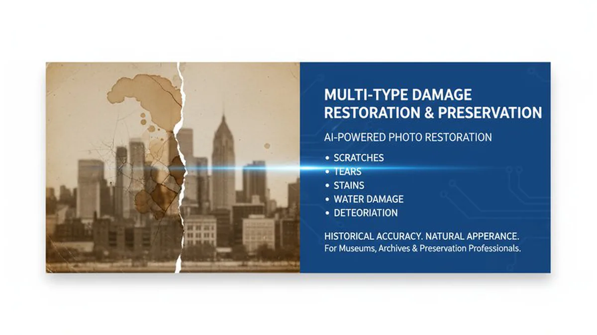 Photo restoration types