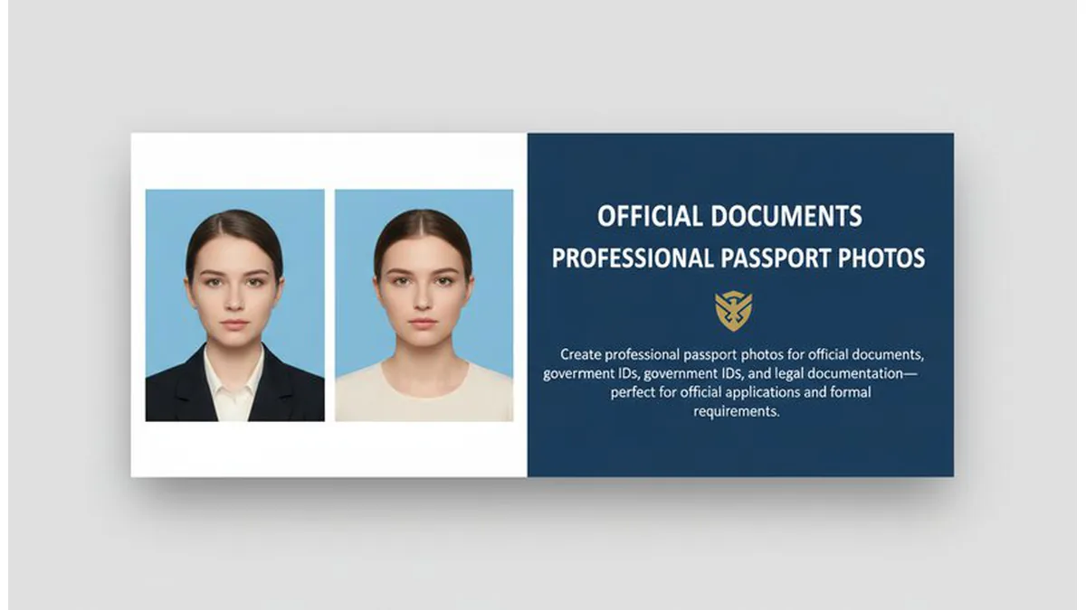 AI passport photo generator kindergarten preview