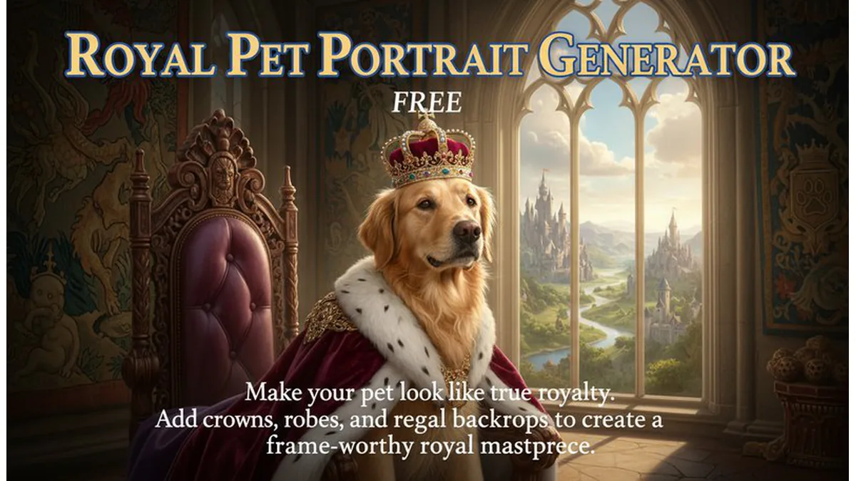 AI Pet Portrait Generator