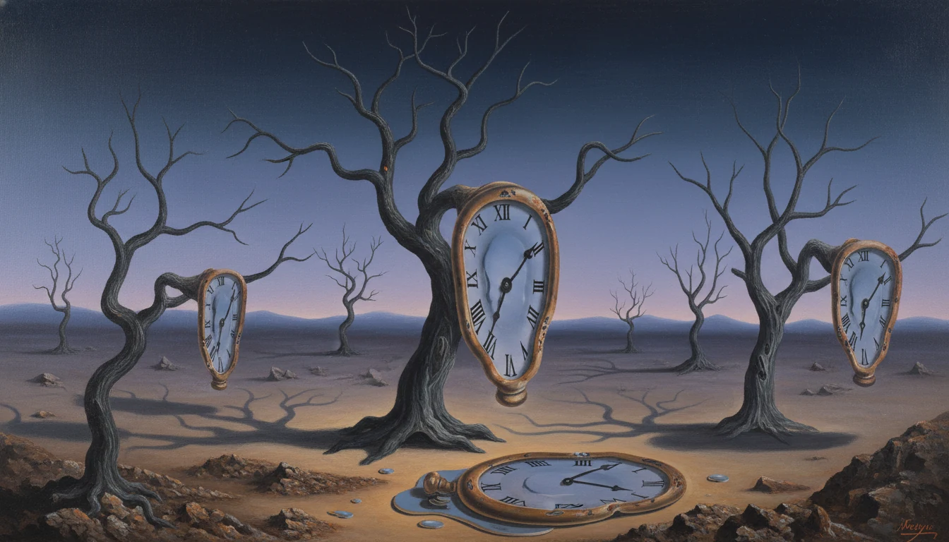 Surrealism color palette examples