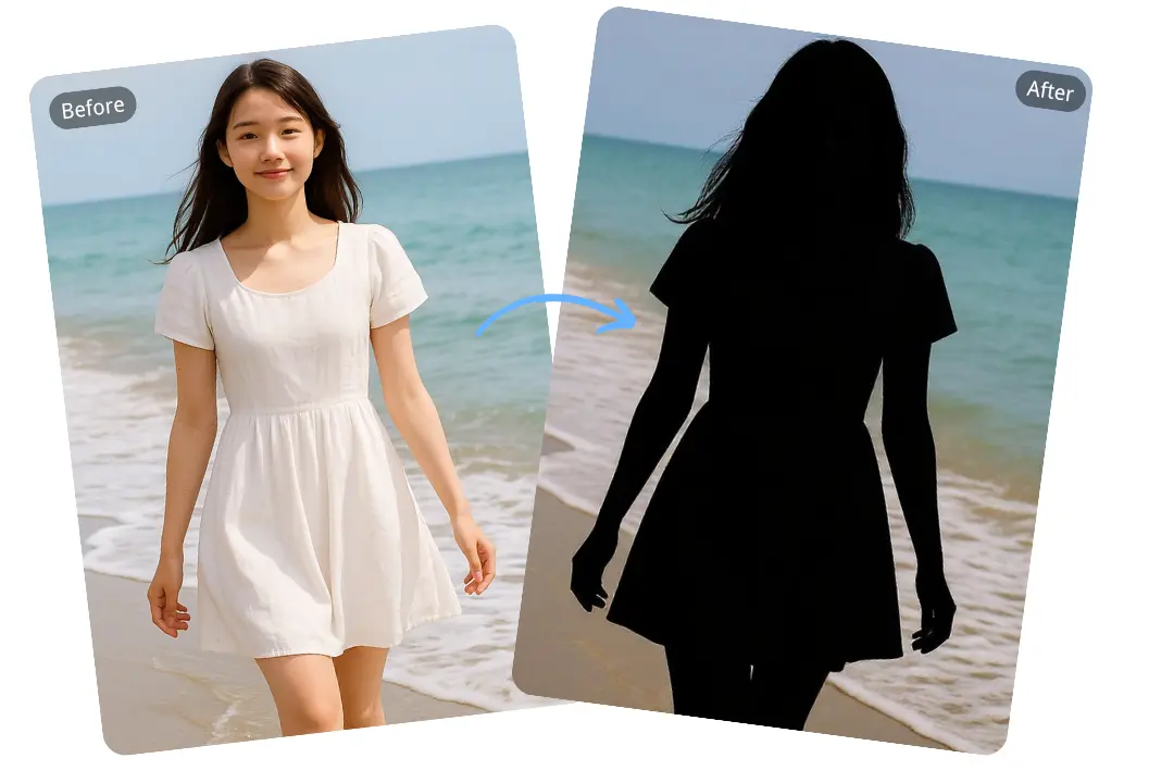 Silhouette conversion preview