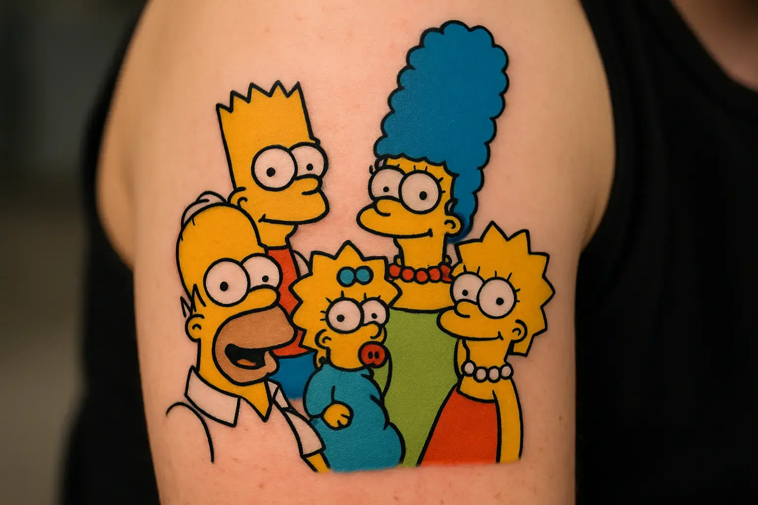 Simpsons big eyes examples