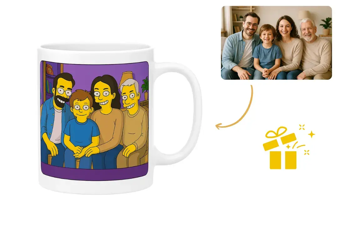 Simpsons character gift example