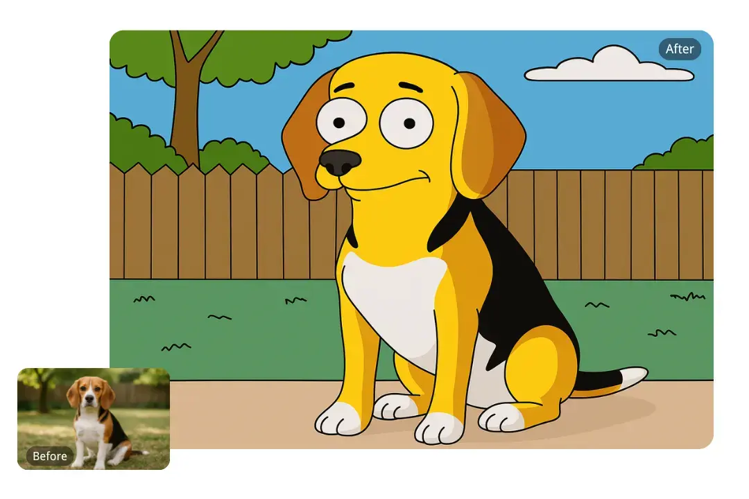 Simpsons character pet example