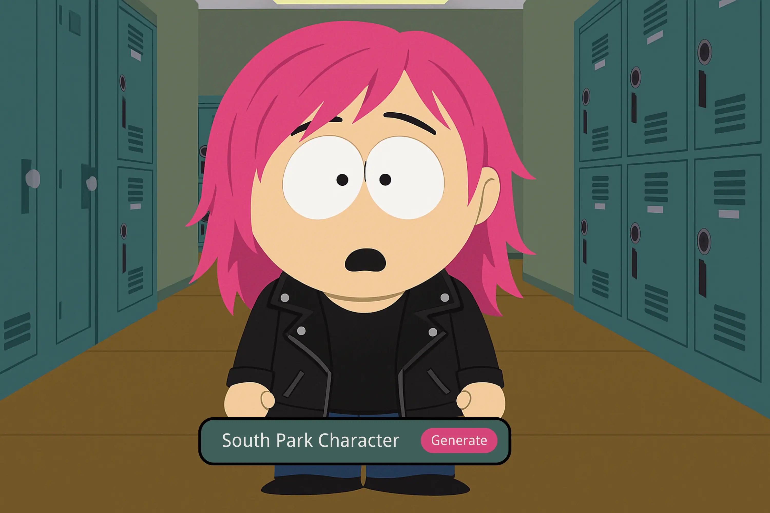 South Park character social media example