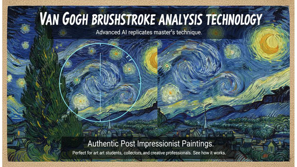 Van Gogh art preview