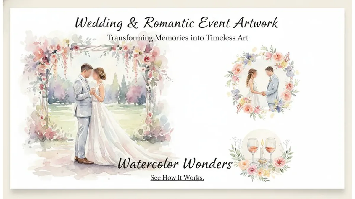 AI watercolor painting technology preview