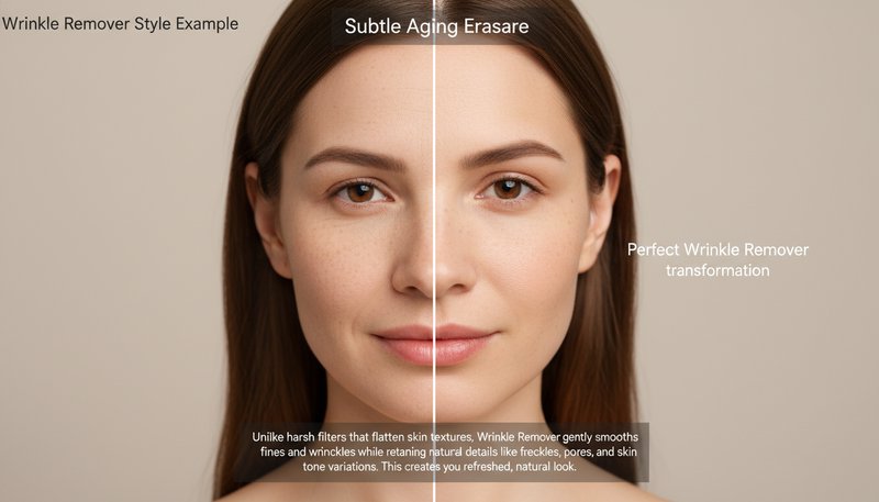 Wrinkle Remover style example