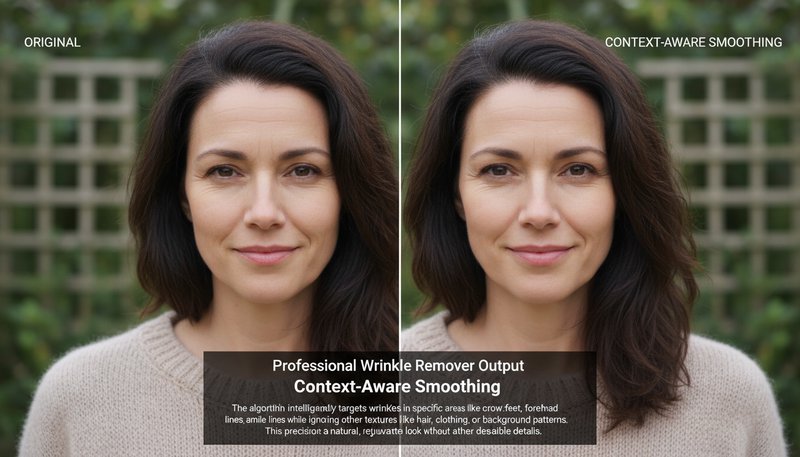 Wrinkle Remover quality example