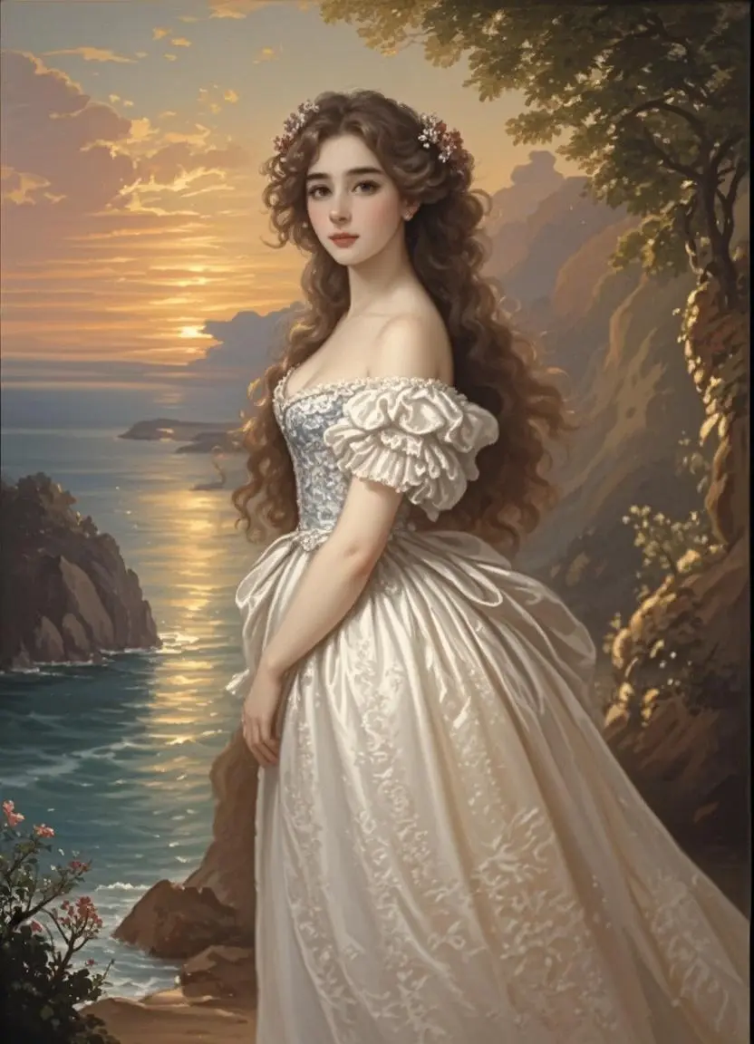 AI Image to Image - Fragonard Rococo Style Art