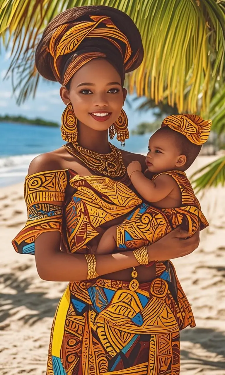 Transform photos into African Tribal Art style - Turn photo to art