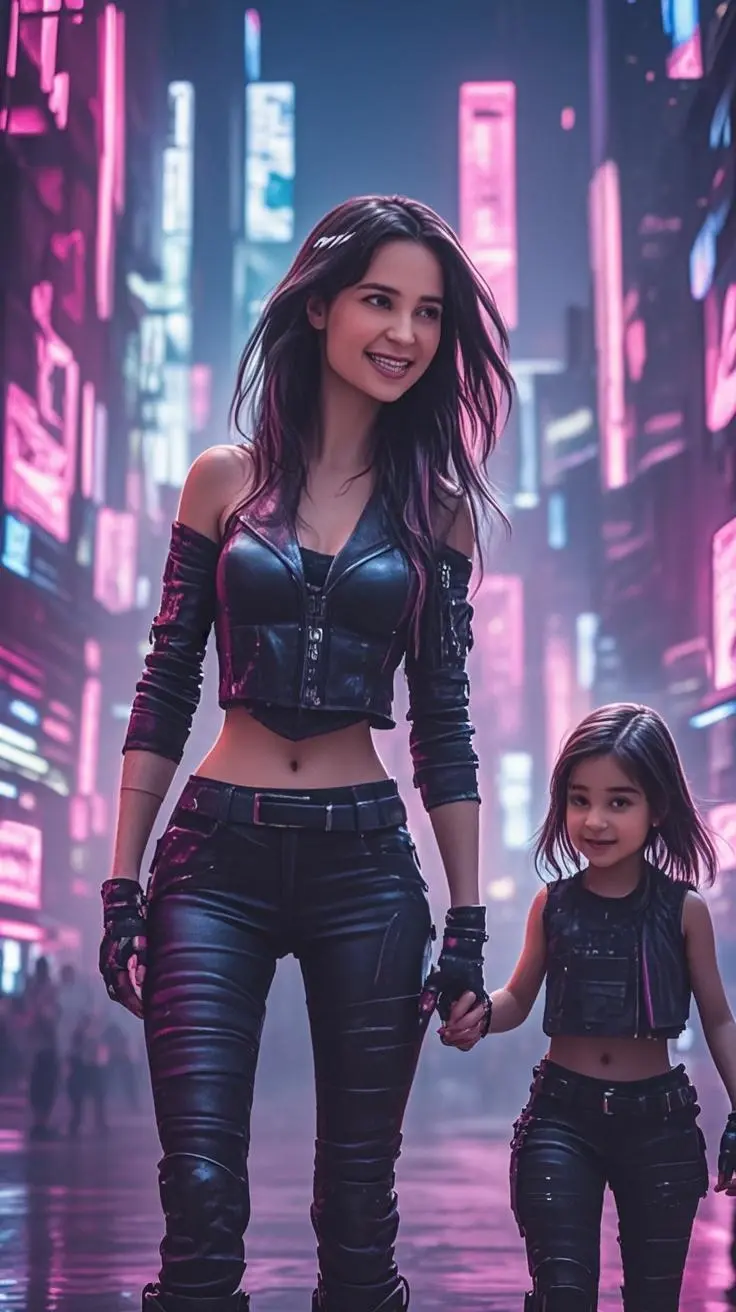Transform photos into cyberpunk painting style - Turn photo to art